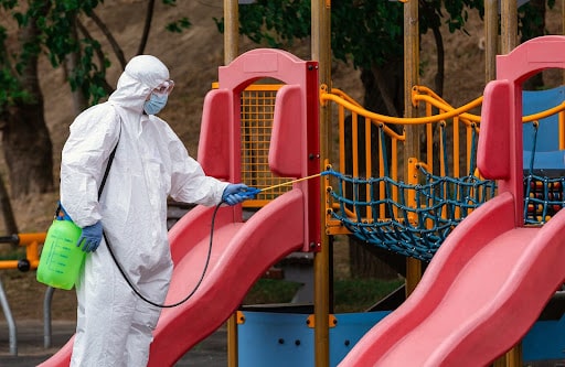 disinfecting playground | manage hoa amenities